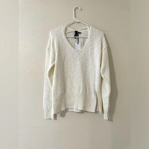 Revolve Bobi Ivory Knit Sweater Sz Small